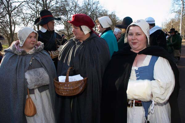 &copy; 2006, Peter Marshall: Kings Army Whitehall Parade