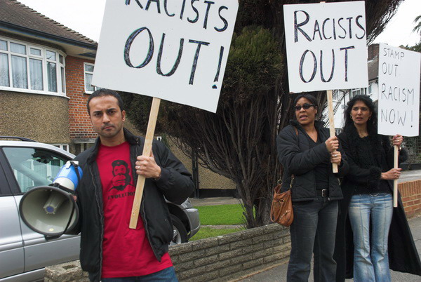 Protest Against Racism in the Suburbs (C) 2006, Peter Marshall