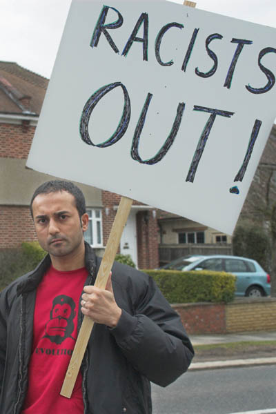 Protest Against Racism in the Suburbs (C) 2006, Peter Marshal