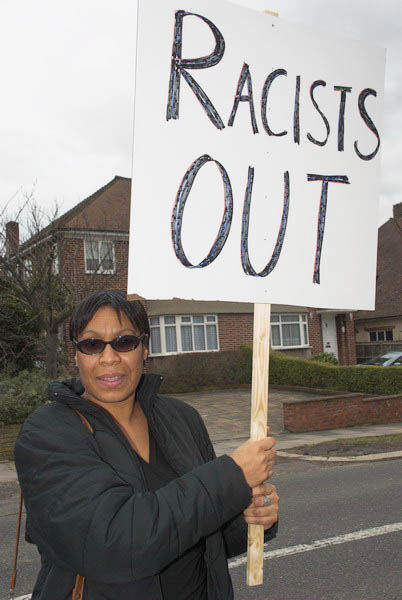 Protest Against Racism in the Suburbs (C) 2006, Peter Marshal