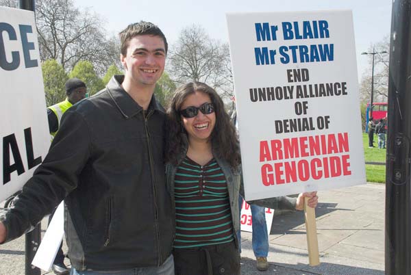 Recognise the Armenian Genocide &copy; 2006, Peter Marshall