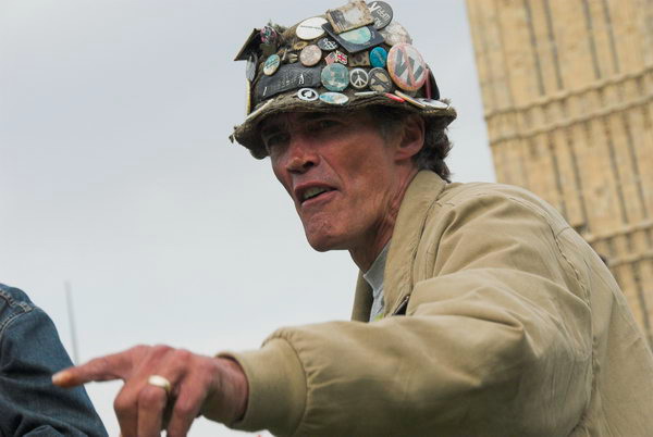 Brian Haw,5 years Parliament Square &copy; 2006, Peter Marshall
