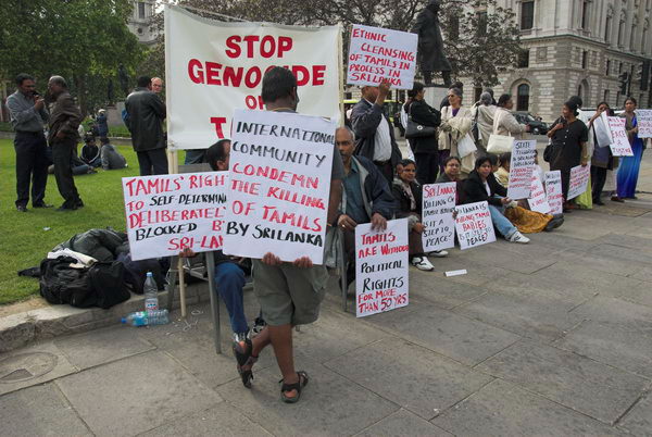 Tamils protest &copy; 2006, Peter Marshall
