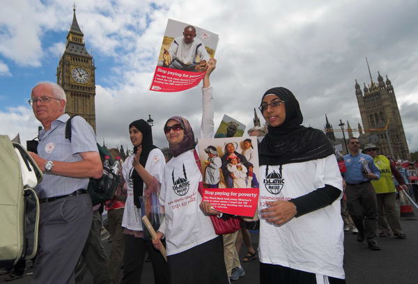 Christian Aid Trade Justice March &copy; 2006, Peter Marshall