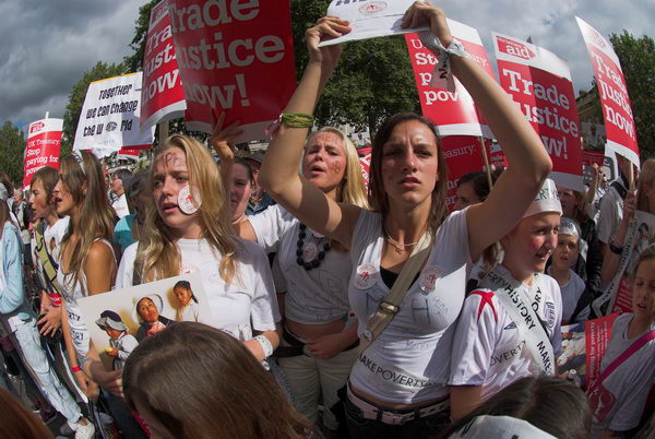 �Christian Aid Trade Justice March &copy; 2006, Peter Marshall
