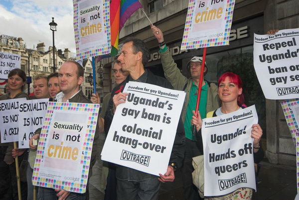Outrage at Uganda House &copy; 2006, Peter Marshall