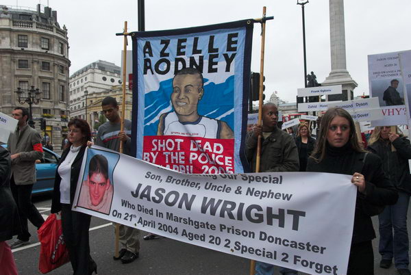 Protest Against Deaths in Custody &copy; Peter Marshall, 2006