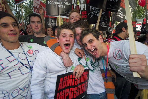 NUS Fees March &copy; Peter Marshall, 2006