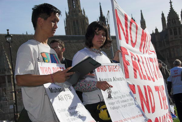 No More Fallujahs: Peace Camp (C) Peter Marshall, 2006