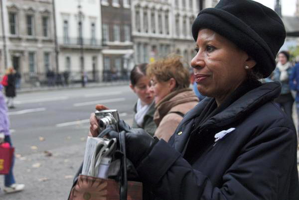 Military Families at Cenotaph (C) Peter Marshall, 2006