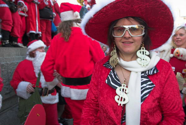 Santacon &copy; Peter Marshall, 2006