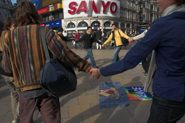 Reclaim Love, Piccadilly Circus &copy; 2007, Peter Marshall
