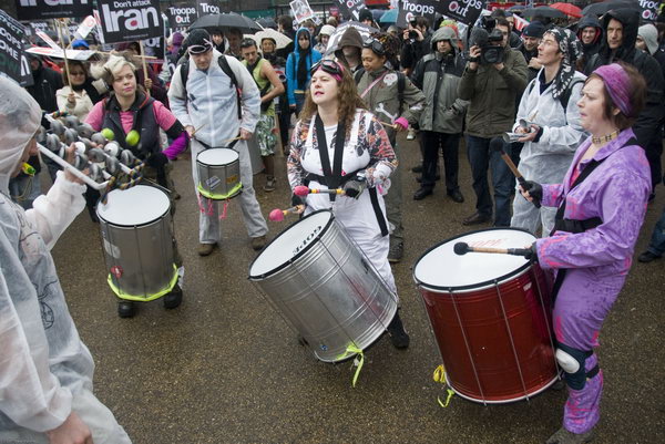 Stop Trident, Troops out of Iraq &copy; 2007, Peter Marshall