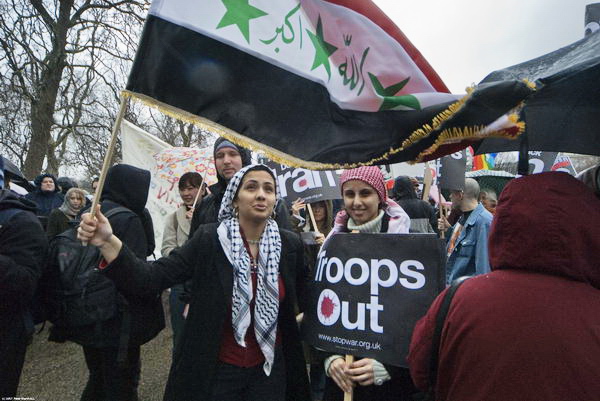 Stop Trident, Troops out of Iraq &copy; 2007, Peter Marshall