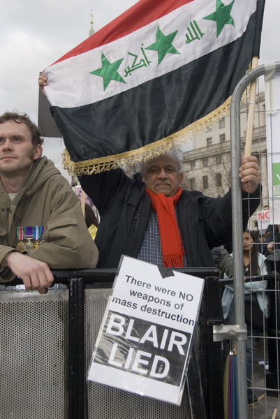 Stop Trident, Troops out of Iraq &copy; 2007, Peter Marshall