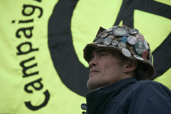 Stop Trident, Troops out of Iraq &copy; 2007, Peter Marshall