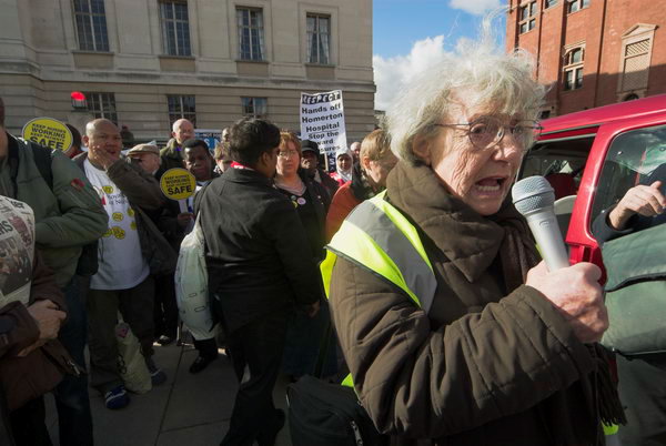 Keep the NHS working, Hackney &copy; 2007, Peter Marshall