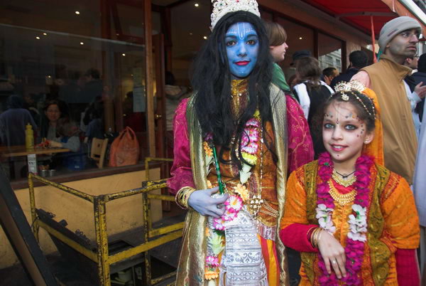 Hare Krishna Gaura Purnima Procession &copy; 2007, Peter Marshall