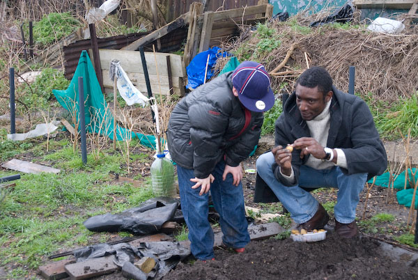 Manor Gardens Allotments Meeting &copy; 2007, Peter Marshall