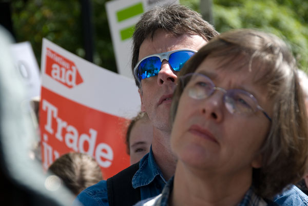 Trade Justice Mass Action &copy; 2007, Peter Marshall