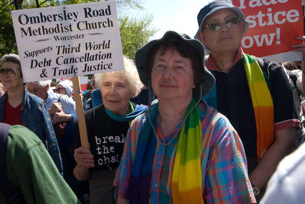 Trade Justice Mass Action &copy; 2007, Peter Marshall
