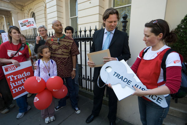 Trade Justice Mass Action &copy; 2007, Peter Marshall