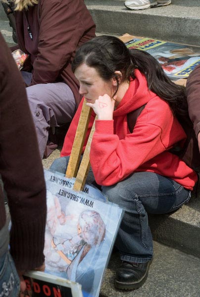 Animal Rights Protestors  &copy; 2007, Peter Marshall