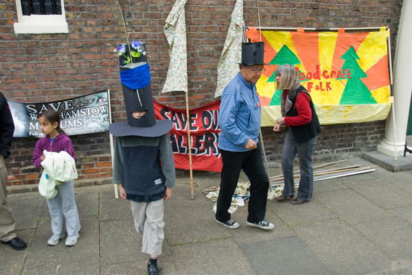 William Morris Museum Fading under Cuts &copy; 2007, Peter Marshall