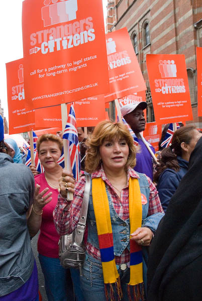 Strangers into Citizens March and Rally &copy; 2007, Peter Marshall