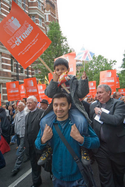 Strangers into Citizens March and Rally &copy; 2007, Peter Marshall