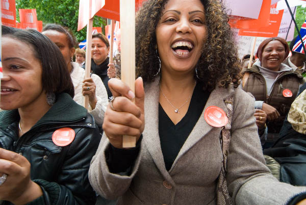 Strangers into Citizens March and Rally &copy; 2007, Peter Marshall